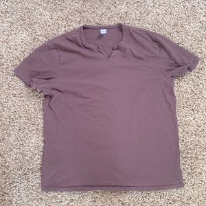 Dusk Purple Men’s V Neck Tee